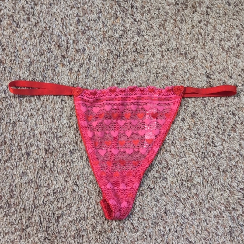 Red Lace Thong